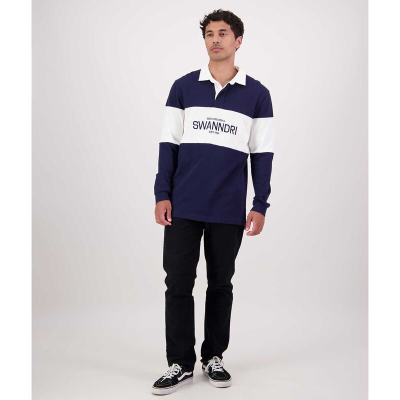 Swanndri Leeston Men's Panelled Rugby image number 3